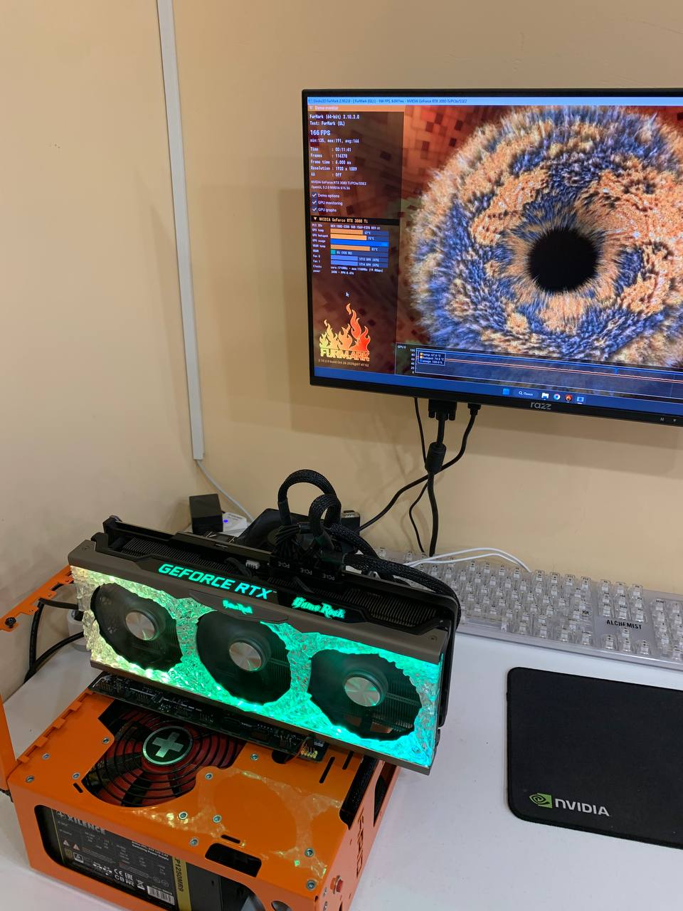 ОБСЛУЖИЛИ КРАСОТКУ RTX 3080 Ti В ОДНОМ ИЗ ЛУЧШИХ, ПО НАШЕМУ МНЕНИЮ, ИСПОЛНЕНИЙ - PALIT GAMEROCK!💎 — фото 6 из 7